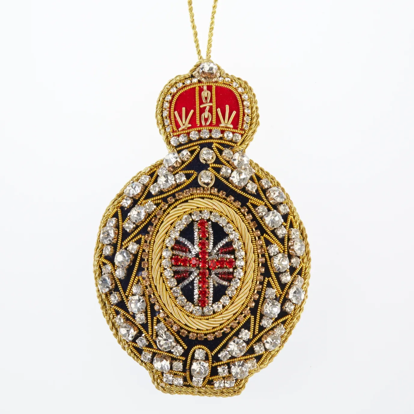 Crystal Union Jack Jewel Decoration by Tinker Tailor London