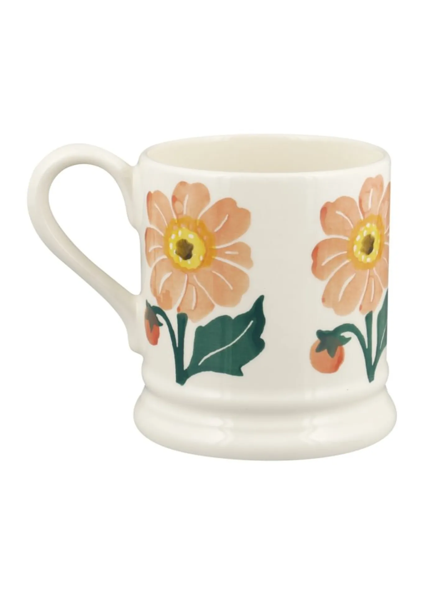 Dahlia Hand-Stamped 1/2 Pint Mug