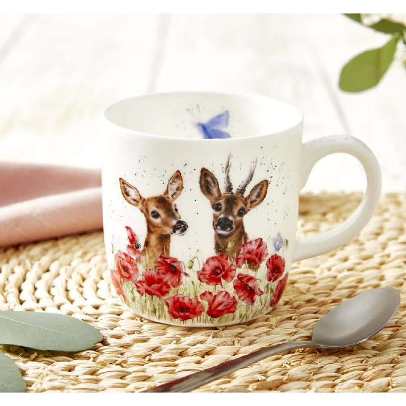'Deer to Me' Deer Small Bone China Mug (11oz)
