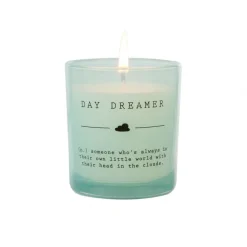 Dictionary Daydreamer Small Candle in Glass