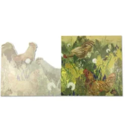 Die-Cut 'Chooks' Greetings Card