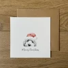 Dino Dog Christmas Greetings Card