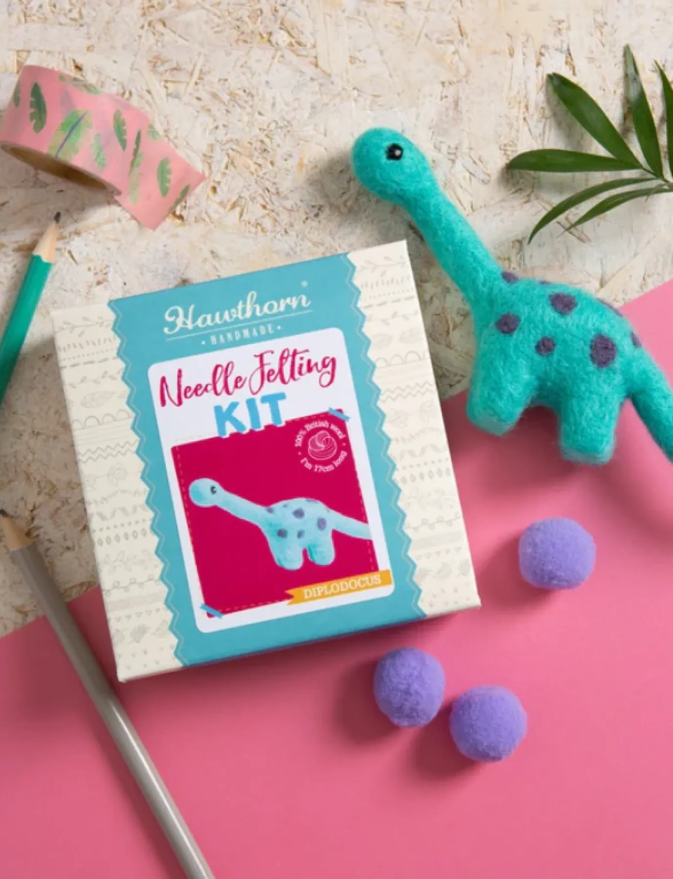 Diplodocus Mini Felting Kit