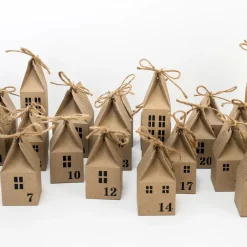 DIY Advent Calendar Houses Kit