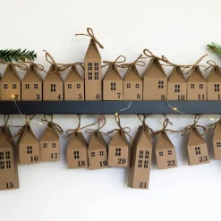 DIY Advent Calendar Houses Kit