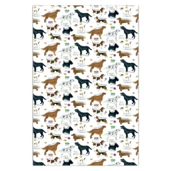 Dog Breeds Cotton Tea Towel