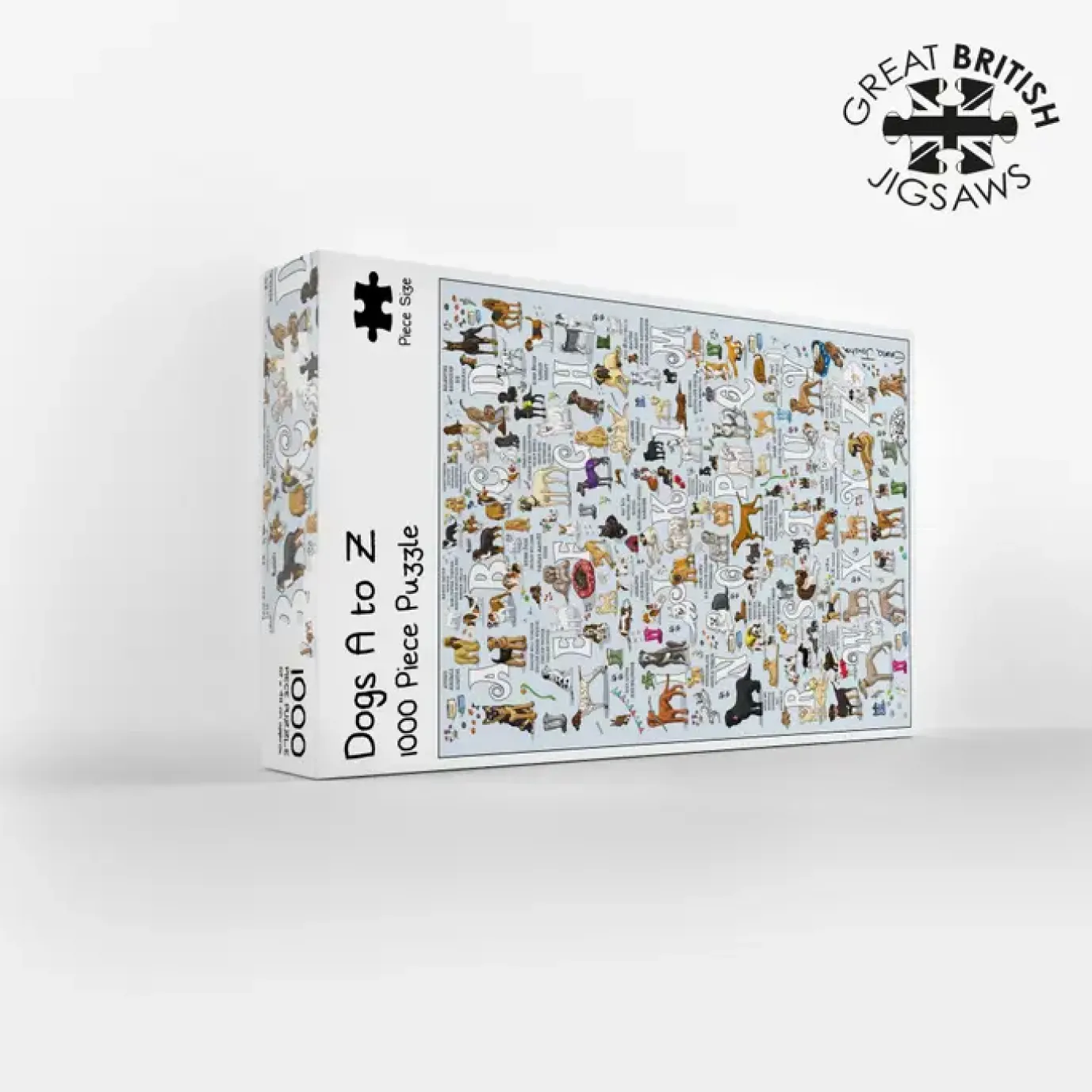 Dogs A-Z 1000 Piece Jigsaw Puzzle