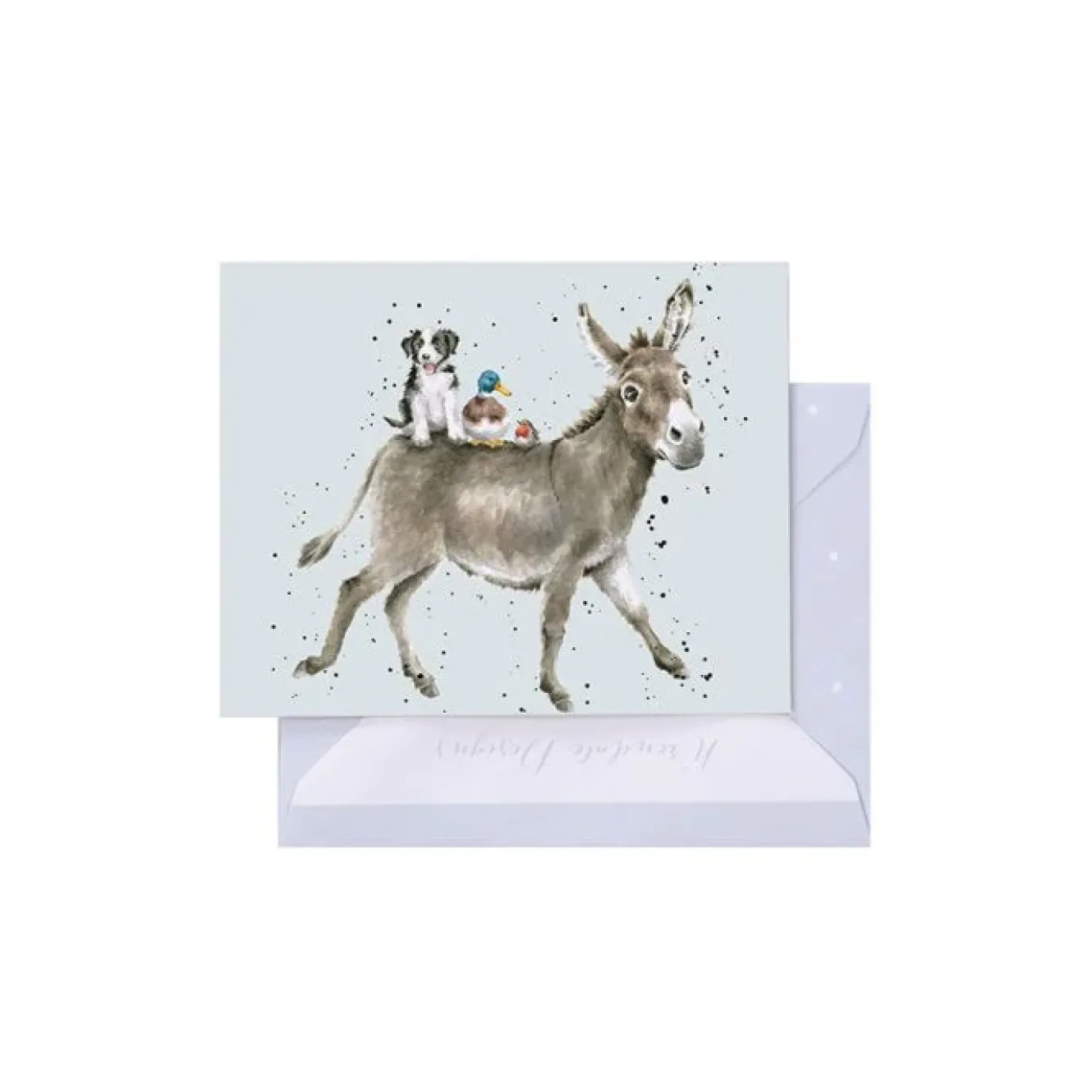'Donkey Ride' Gift Enclosure Card