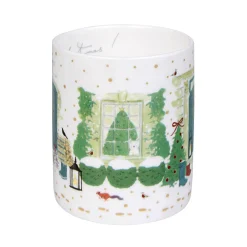 Door Scene Christmas Scene Mug