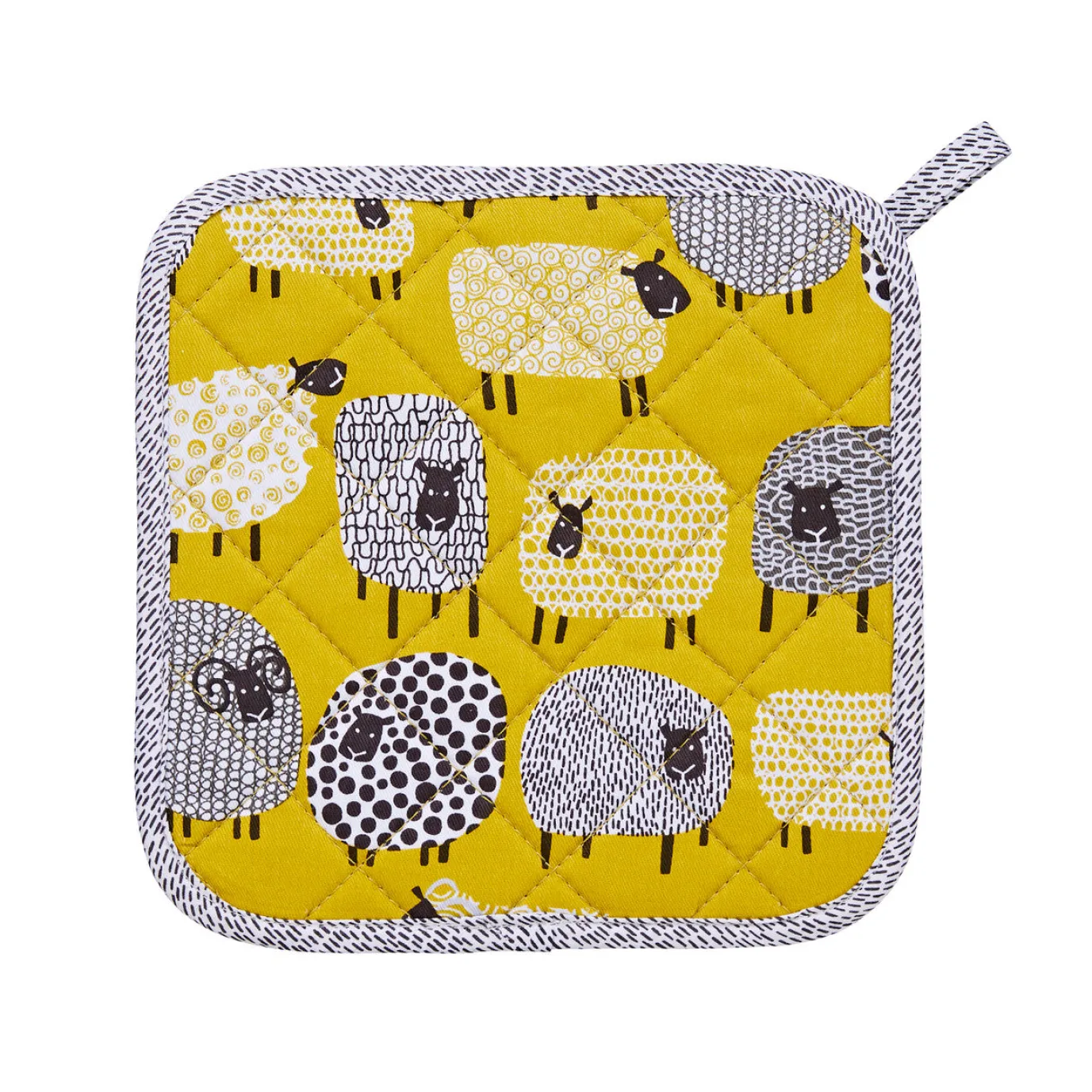Dotty Sheep Pot Mat