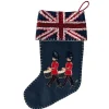 Drummer Christmas Stocking - Blue