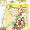 Easter Basket Easter Card (Yellow)