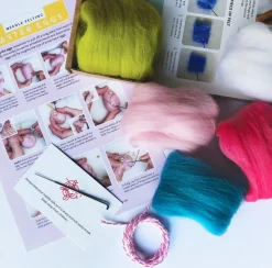 Easter Eggs Needle Felting Kit