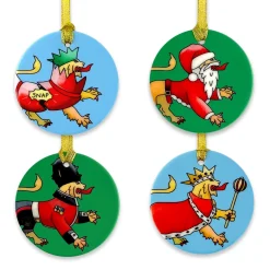 English Lion Tree Decorations