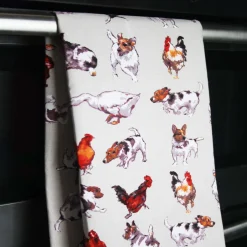Farmyard Frolics Cotton Tea Towel