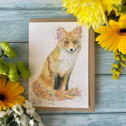 Felix the Fox Blank Greetings Eco Card