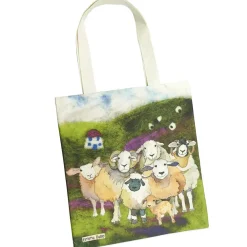 Felted Sheep Canvas Tote Bag