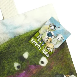 Felted Sheep Canvas Tote Bag