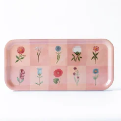 Festival of Flowers Birchwood Tray