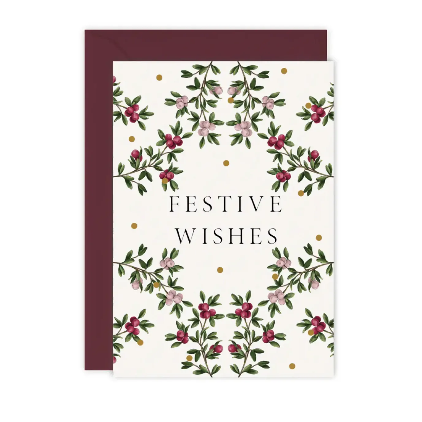Festive Wishes - 'Merry Nouveau' Card
