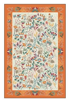 Field Mice Cotton Tea Towel