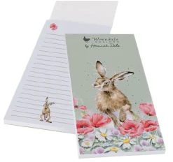 'Field of Flowers' Hare Shopping List Pad