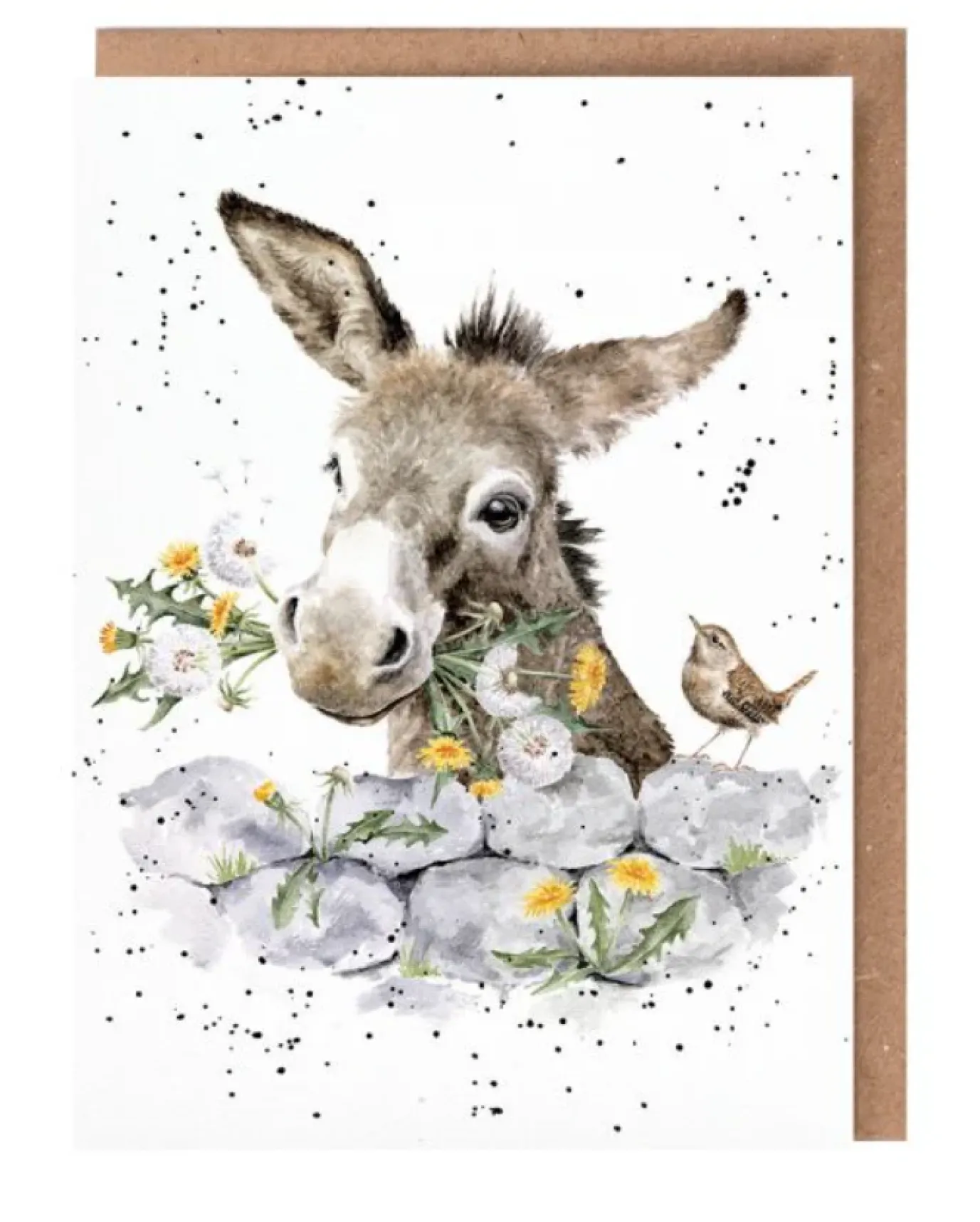 'Fine and Dandy' Donkey Greetings Card
