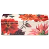 Flowers Dahlias Long Deep Rectangular Tin
