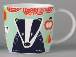 Folkland Badger Mug - Blue