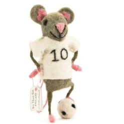 Footballer Mouse-- White