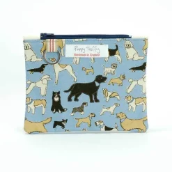 Four Legged Friends Flat Zip Purse with Keyring
