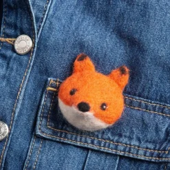 Fox Brooch Felting Kit
