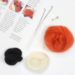 Fox Brooch Felting Kit