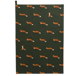 Foxes Tea Towel