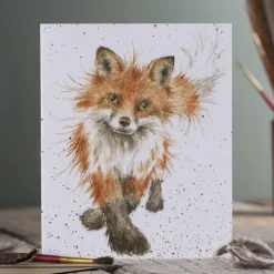 'Foxtrot' Blank Greetings Card