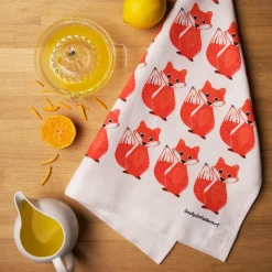 Foxy Tea Towel