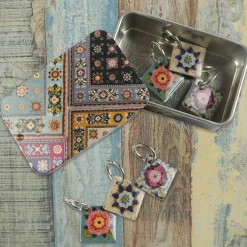 Fruit Garden Set of 6 Stitch Markers in a Pocket Tin