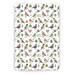Garden Birdsong Tea Towel