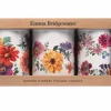 Garden Flowers Set of 3 Round Caddies