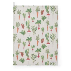 Garden Vegetable Tea Towel by Sophie Allport