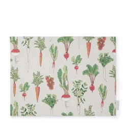 Garden Vegetables Fabric Placemat - Set of 2