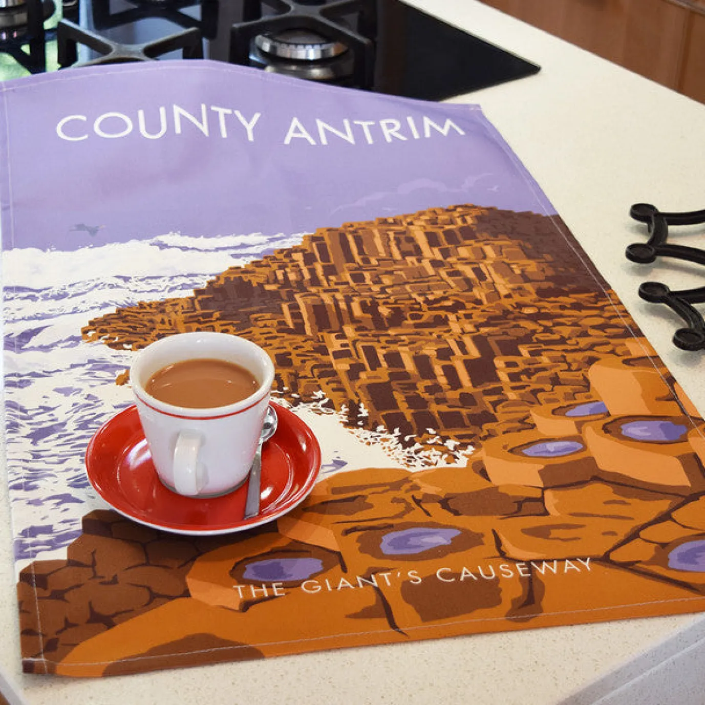 Giant's Causeway - County Antrim Tea Towel