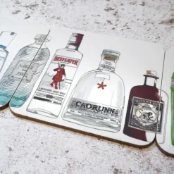 Gin Coaster Set by Corinne Alexander