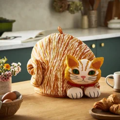 Ginger Cat Shaped Tea Cosy