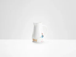 Girl and Two Dogs Jug