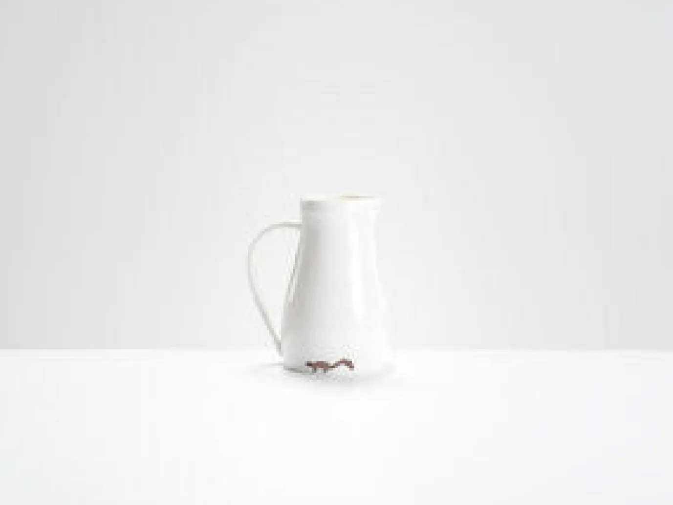 Girl and Two Dogs Jug