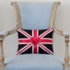 Glam Rock Sequin Union Jack Pillow