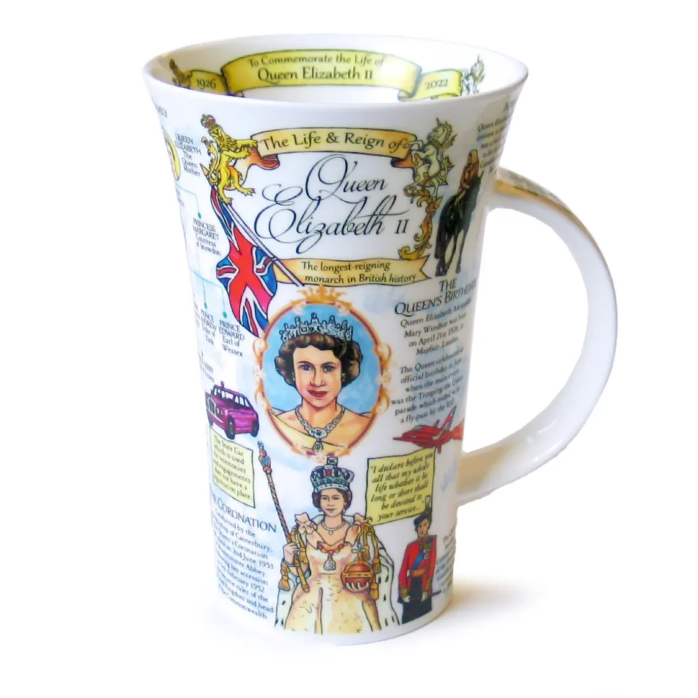 Glencoe Life & Reign of Queen Elizabeth II Mug