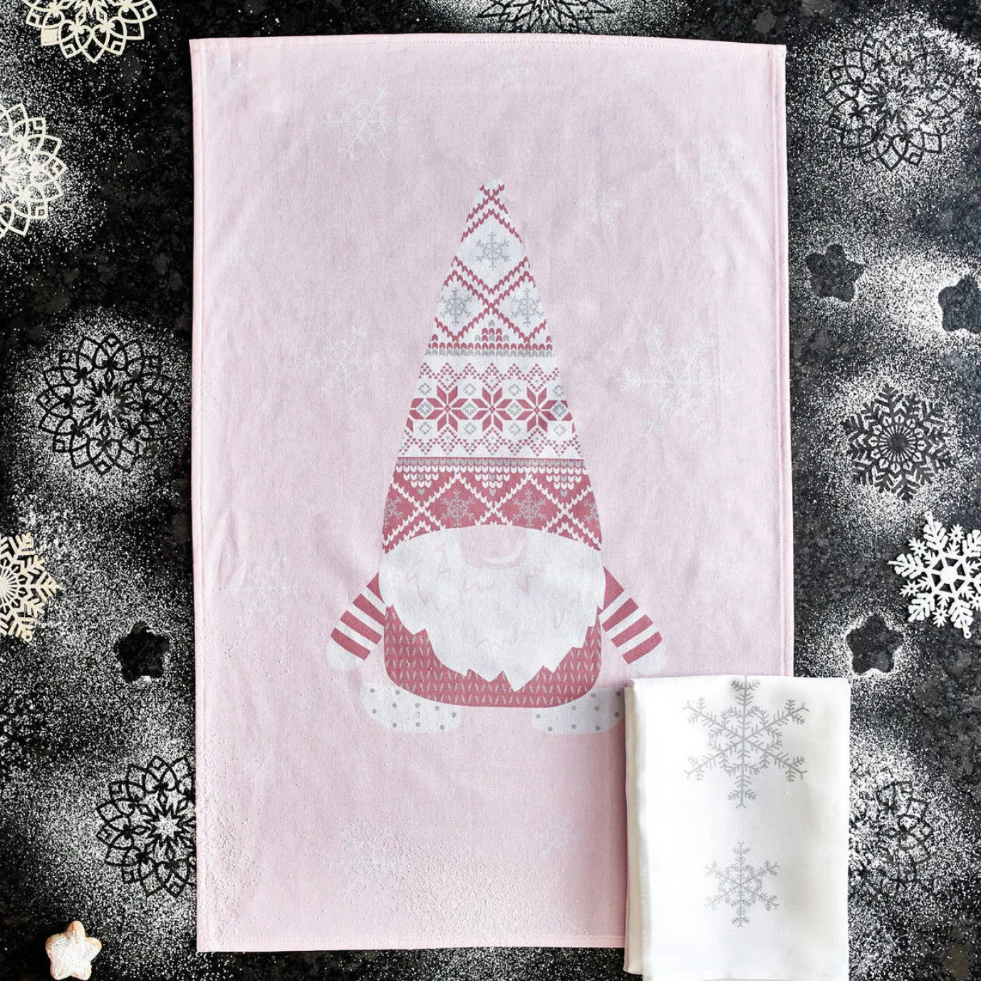 Gnome Cotton & Linen Union Tea Towel 2 pack