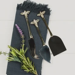 Gold Bee Cheese Knives Set of 3